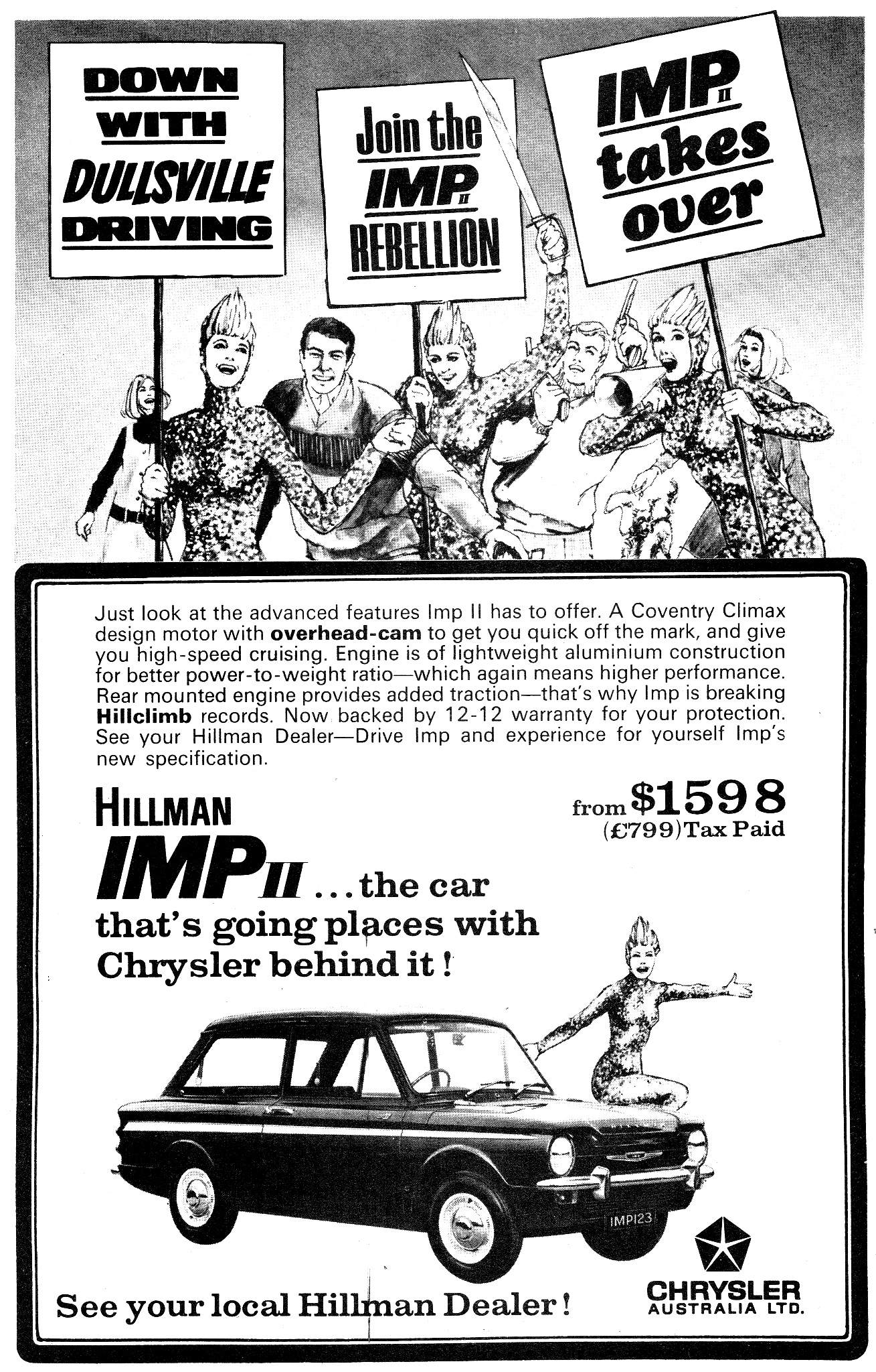 1966 Chrysler Hillman Imp II 2 Door Sedan